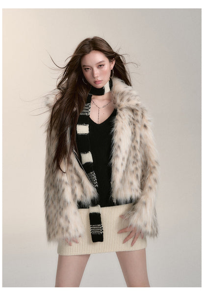 VIA PITTI V24DC179 Fur Coat(2color)