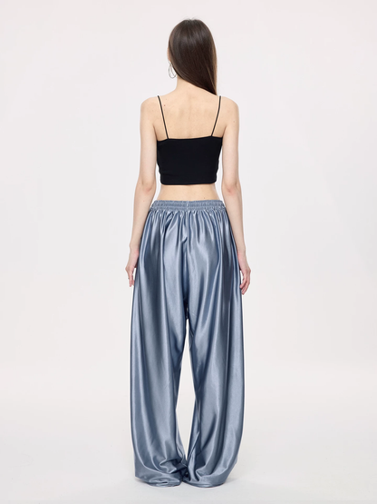 Nova Street Metallic Satin Drawstring Set(SEPERATE)