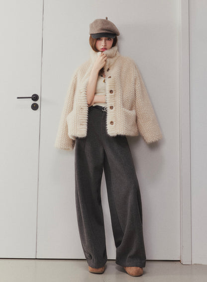 OTEBANBASS Ote260922 High-Waist Wool Balloon Pants