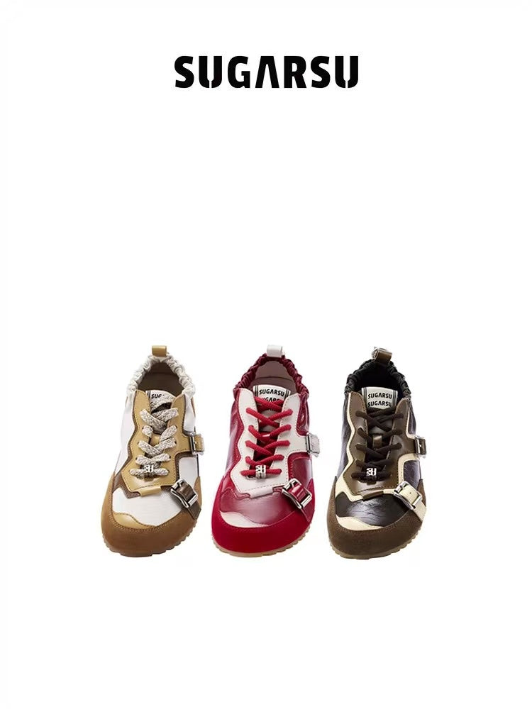 SugarSu Retro ballet style casual shoes (3color)