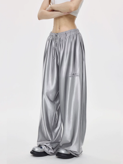 Nova Street Metallic Satin Drawstring Set(SEPERATE)