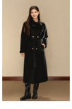 OShea Lapel Maxi Coat-black