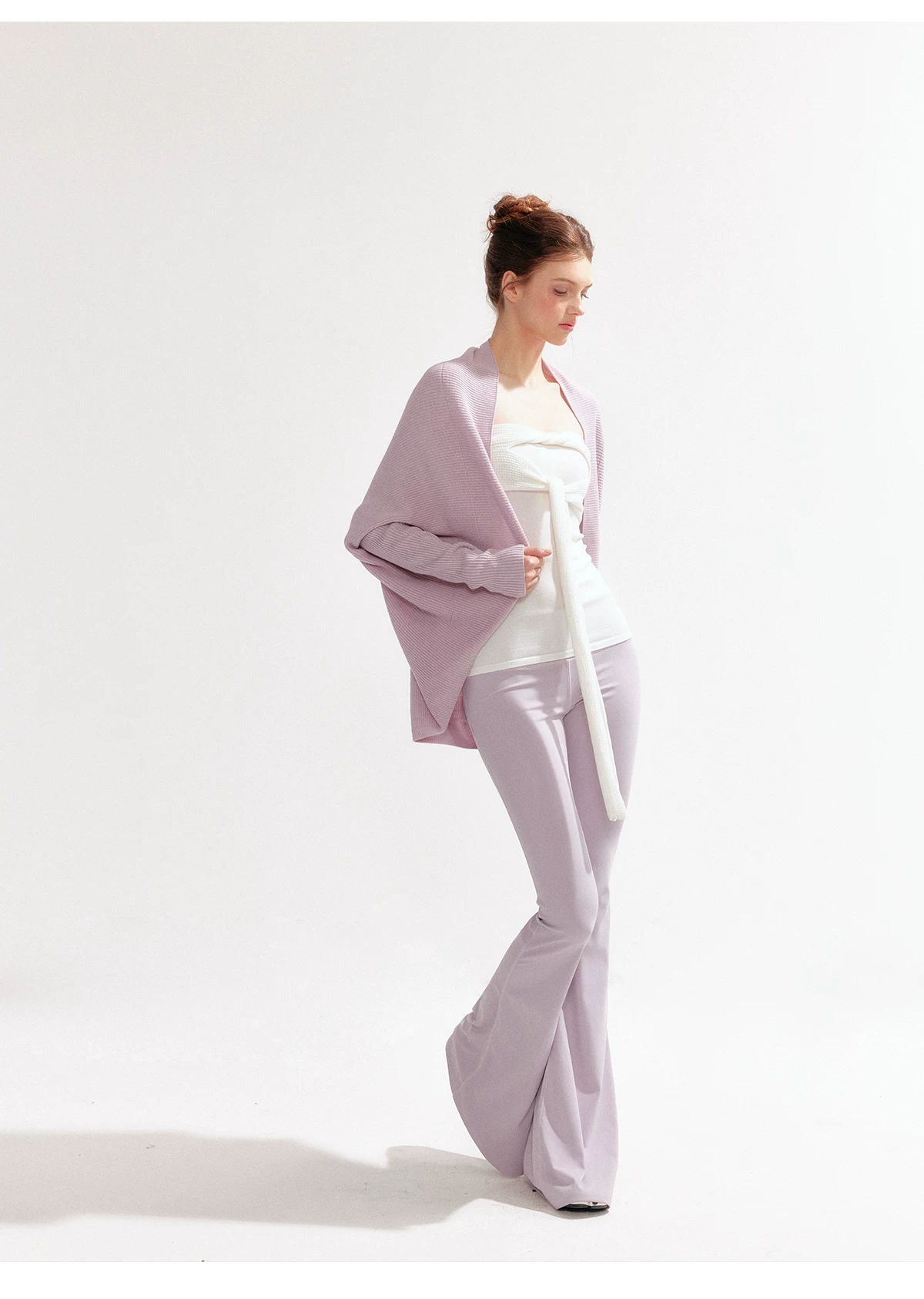 YZZI HE Knitted Batwing Sleeve Cardigan(4color)