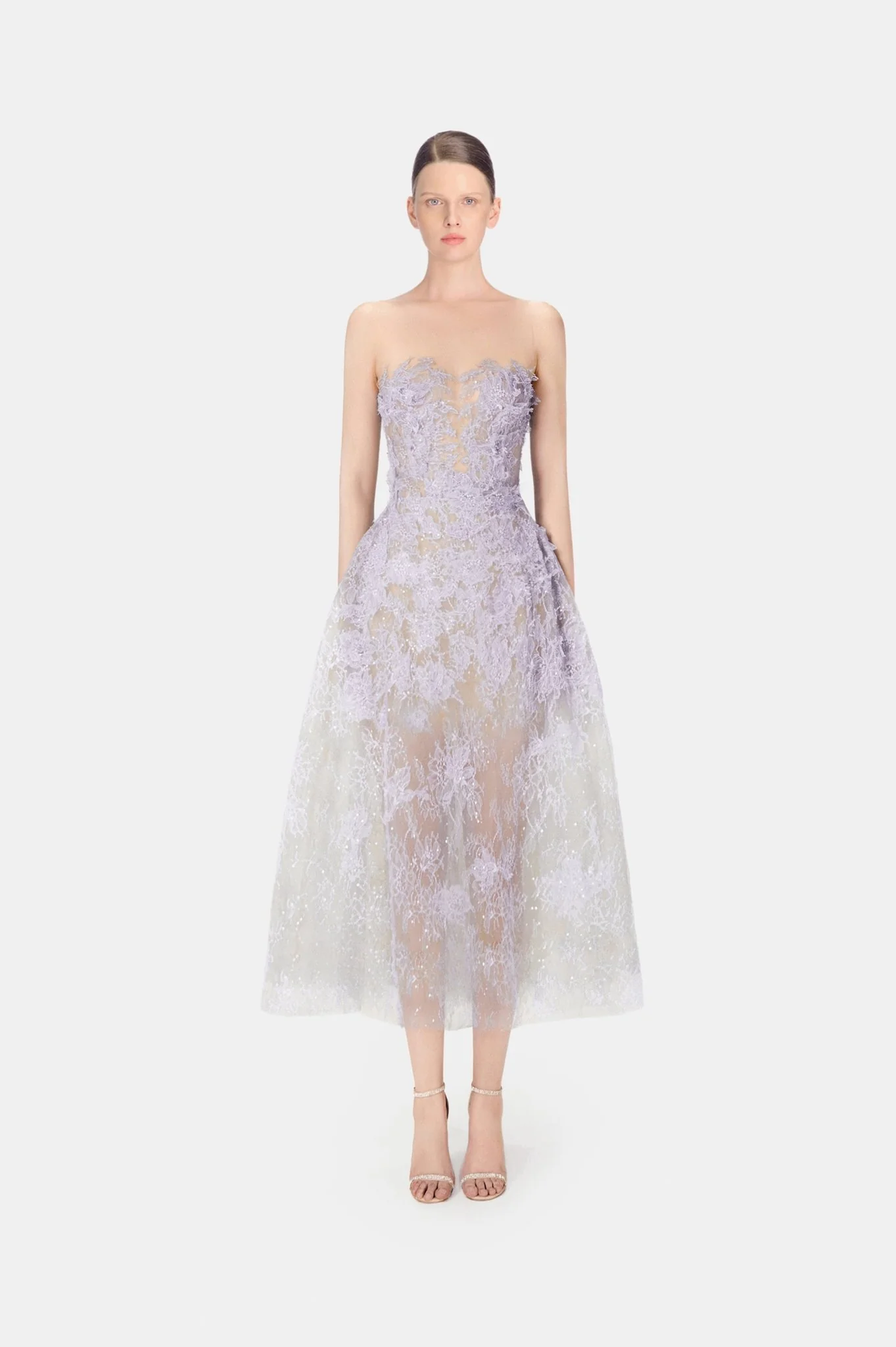 Montsand Baby Violet Beaded Lace Dress