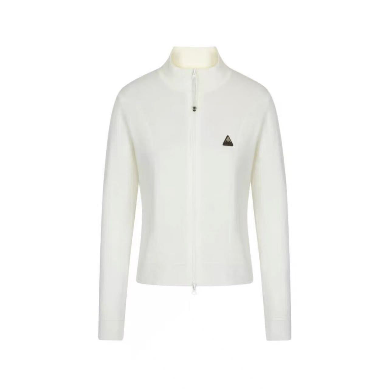EDGII ED50AW12010 Double zipper knitted cardigan