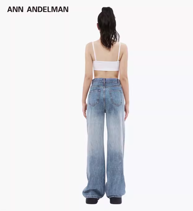 ANN ANDELMAN Stars Straight Jeans