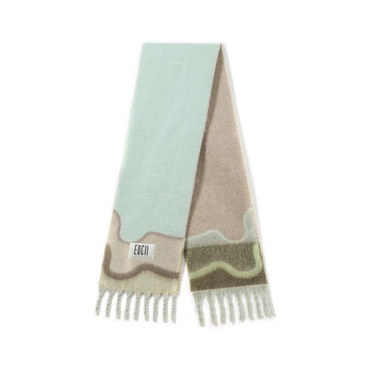EDGII ED50AW11003-ED50AW11012 Rock patterned scarf