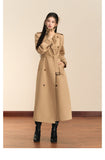 OShea Khaki Maxi Trench Coat