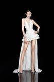 MAEL FEMME Trailing Mini Dress(removable hemline)