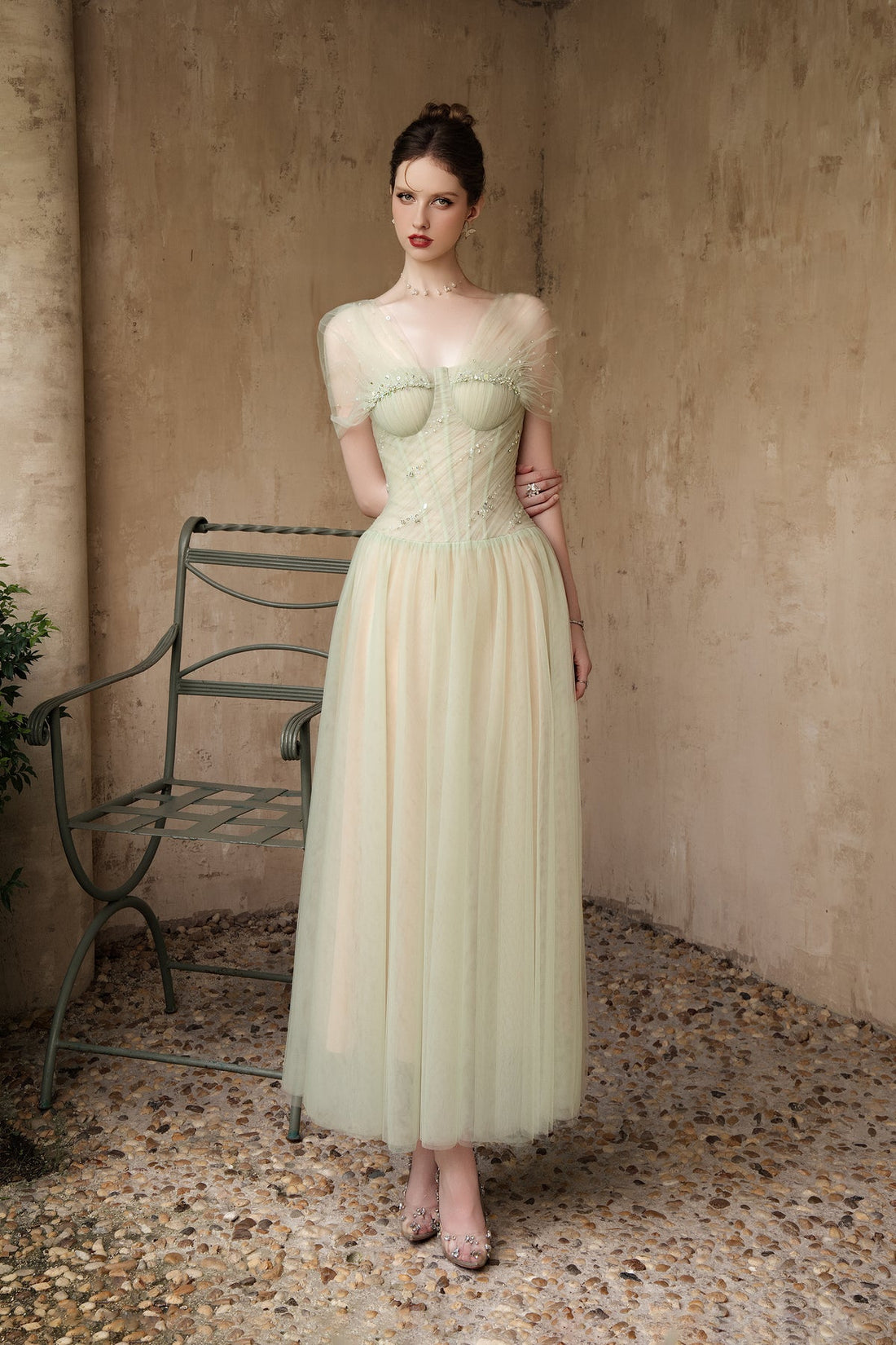 Calista MIRELLE Off-shoulder Maxi Dress