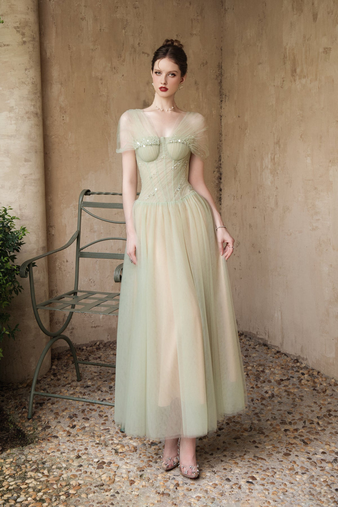 Calista MIRELLE Off-shoulder Maxi Dress