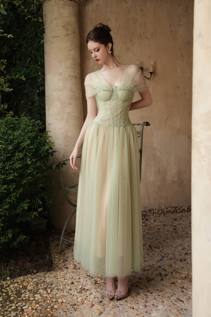 Calista MIRELLE Off-shoulder Maxi Dress