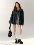 AsGony Oversized Denim Jacket(2color)