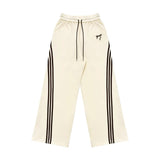 AsGony Brown Stripe Set (shorts or hoodie pants)