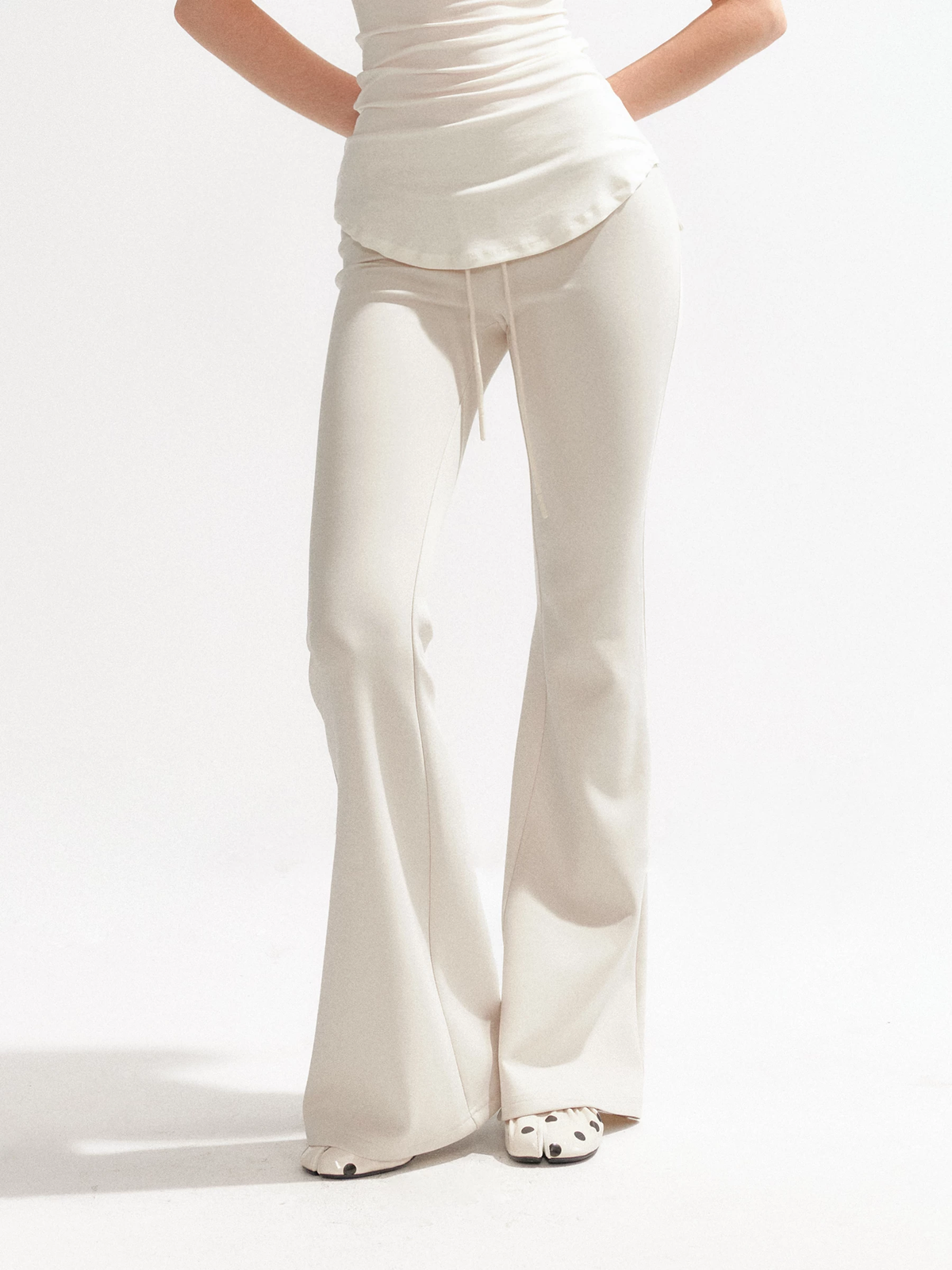 YZZI HE Knitted Flared Yoga Pants(4color)