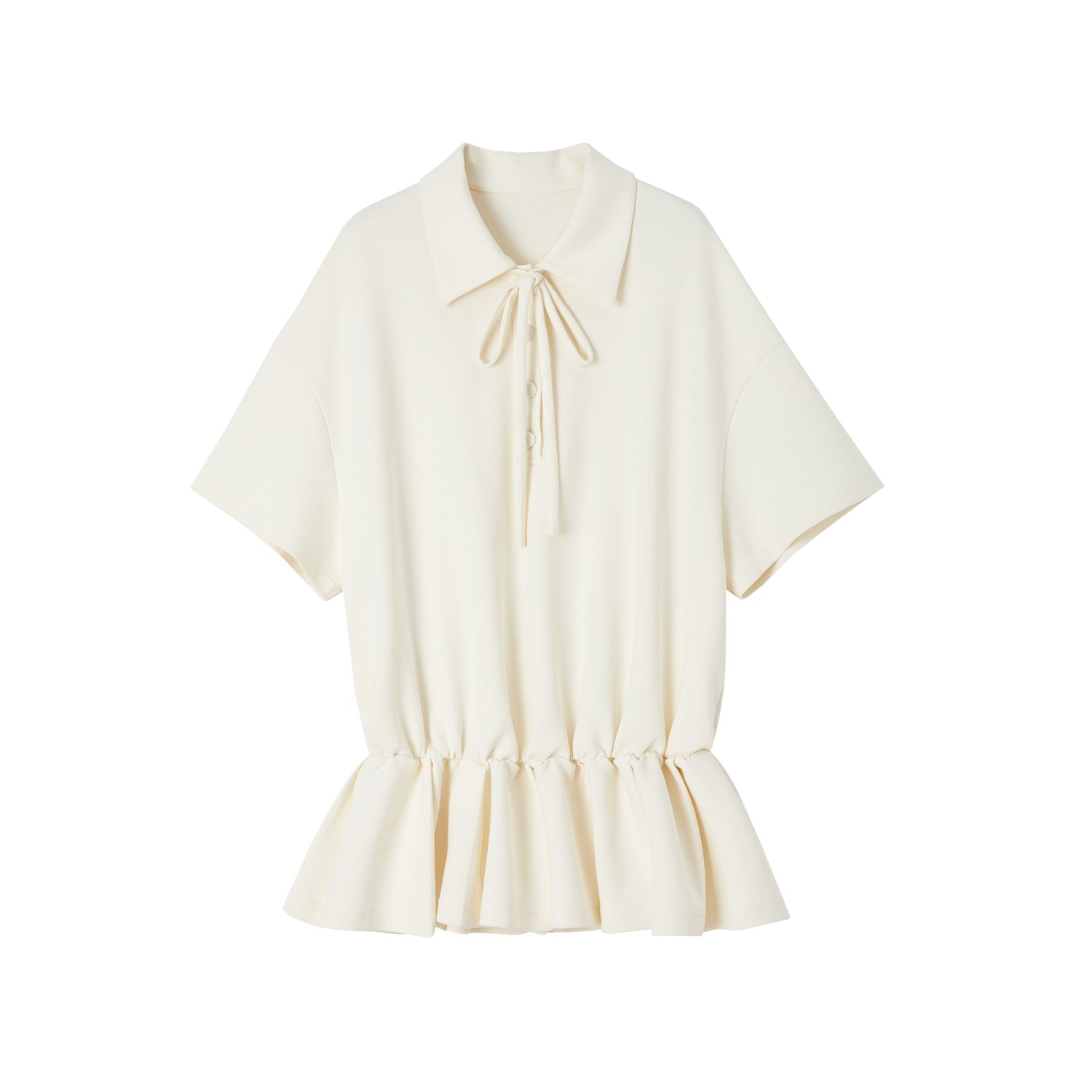 SOMESOWE S2508116 Loose pleated bow dress
