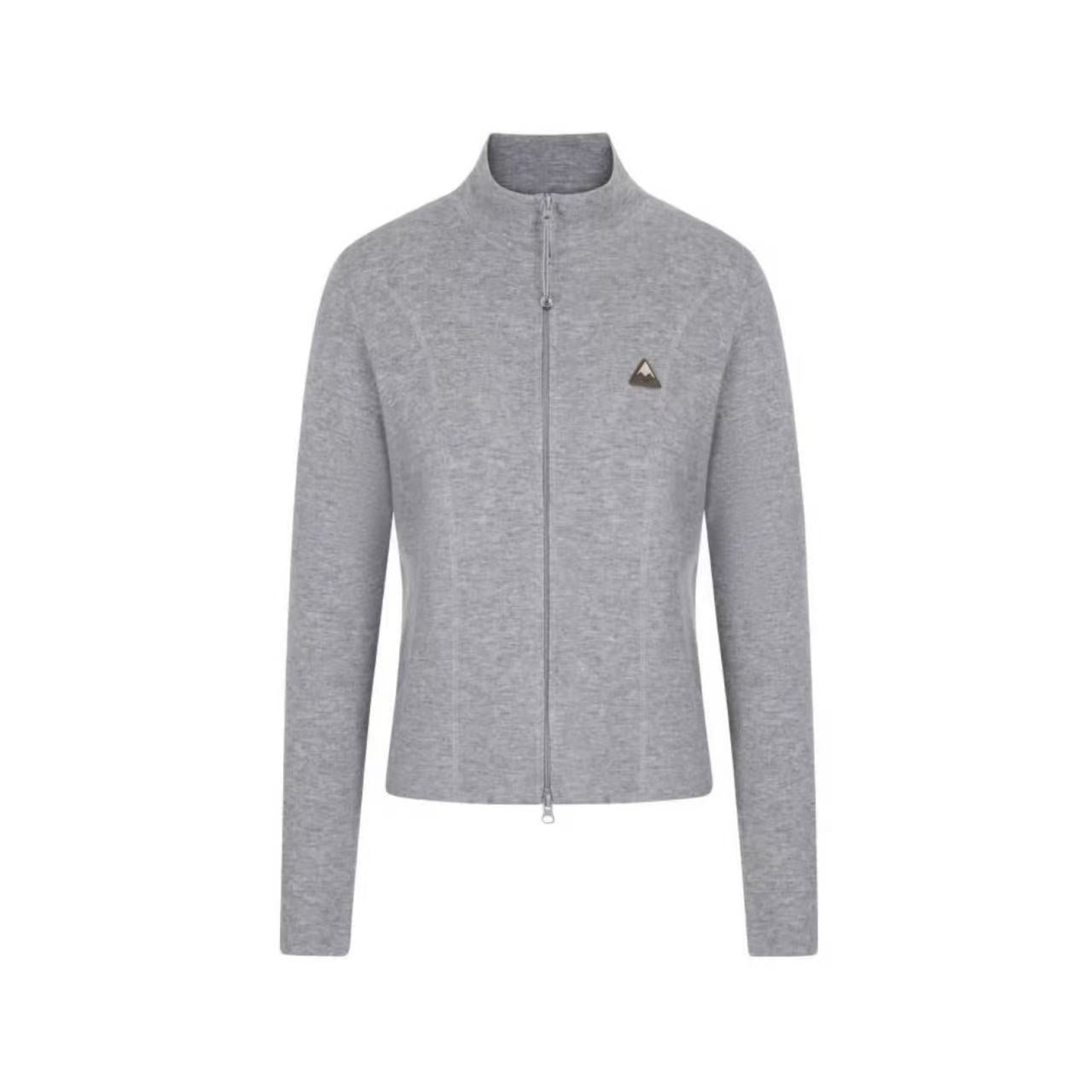 EDGII ED50AW12010 Double zipper knitted cardigan