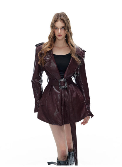 Tut tuto Vintage waist cinching windbreaker jacket