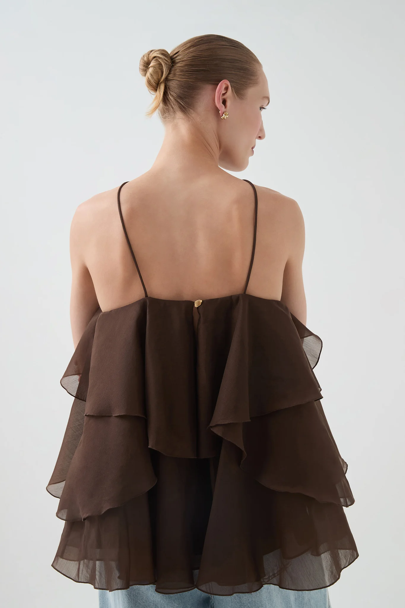 Aje  Pandorea Layered Top (Carob)