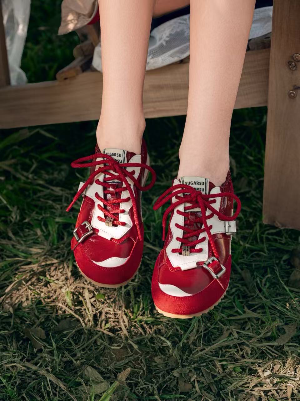 SugarSu Retro ballet style casual shoes (3color)