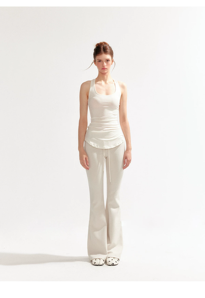 YZZI HE Back Twist-Knot Tank Top(4color)