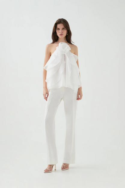 Aje  Pandorea Layered Top (Ivory)