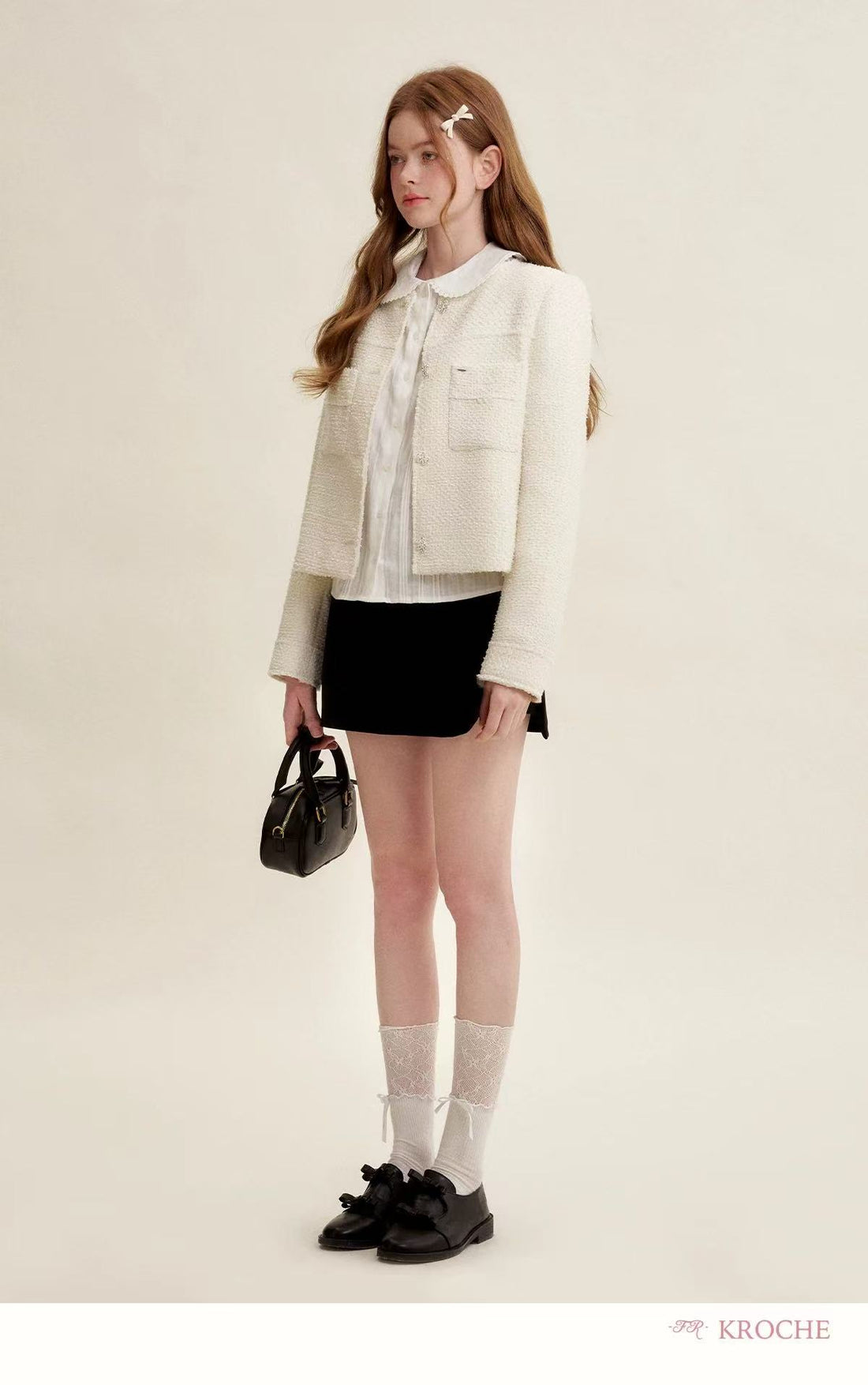 Kroche Flower button jacket