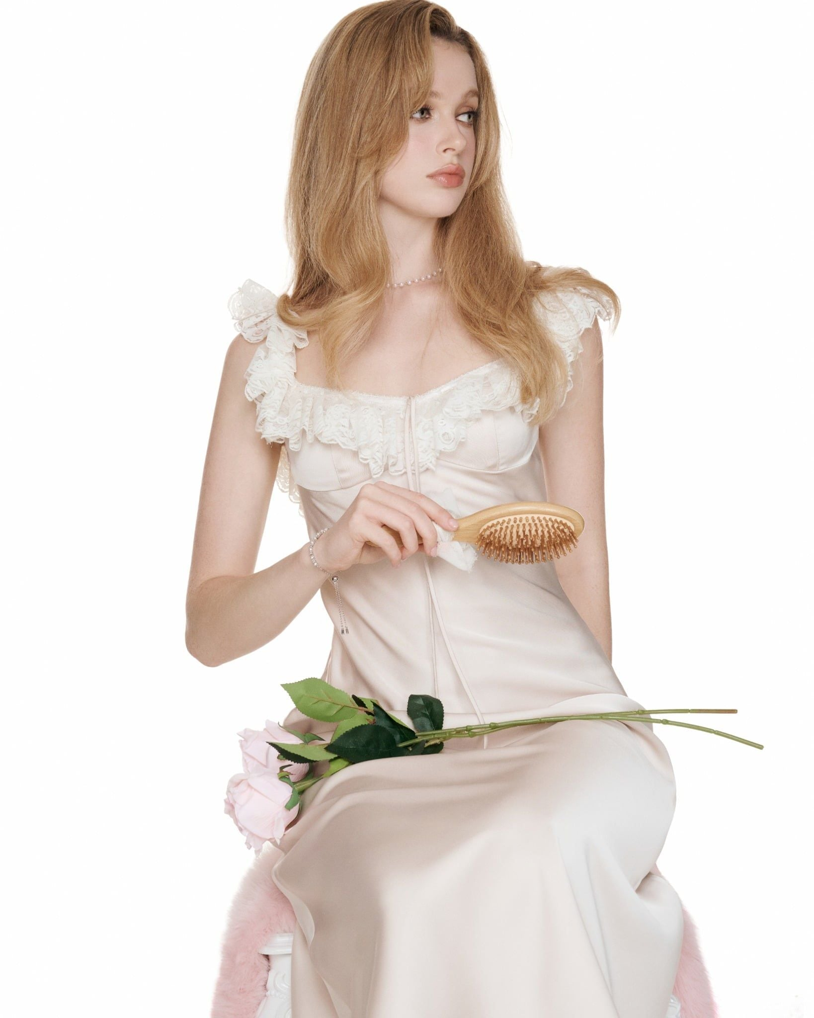 Ouah Vanity Kiss silk dress
