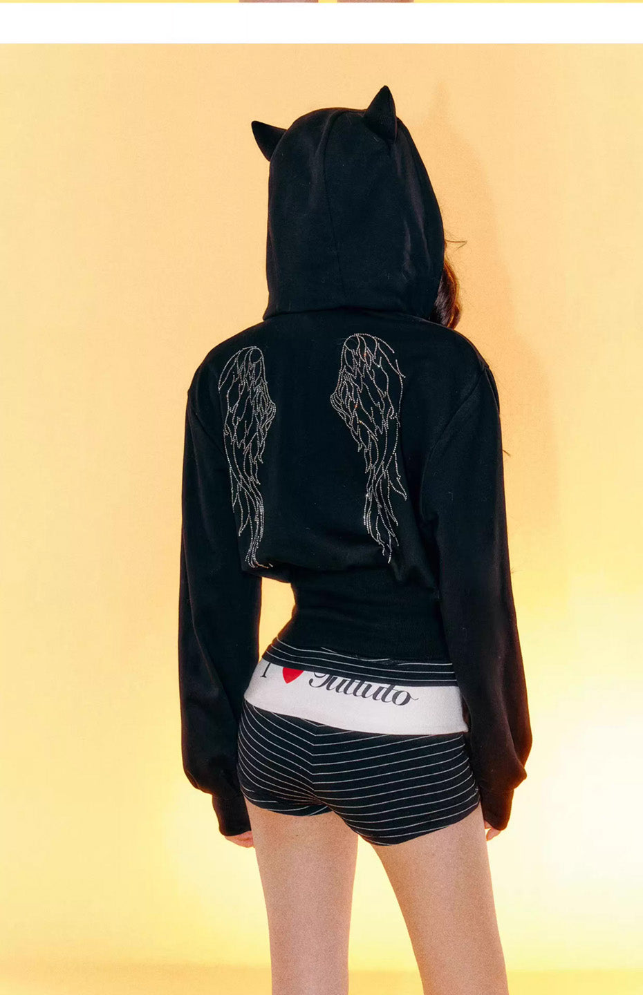 Tut tuto Short hoodie jacket + camisole + shorts set