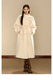 OShea Lapel Maxi Coat-white