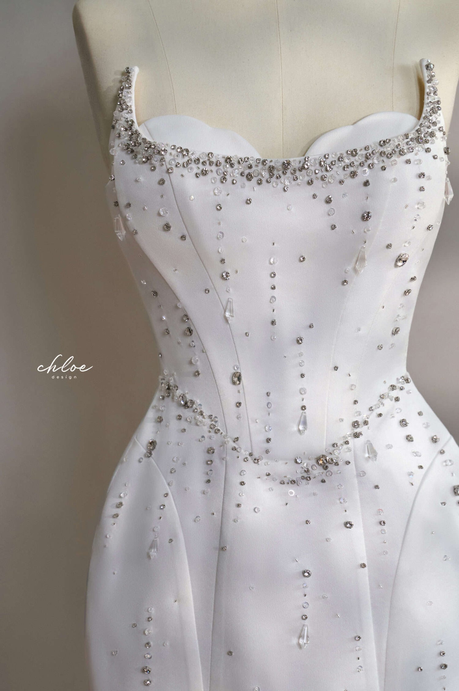 Clava Maison Allecra Crystal 25 Custom Made Dress
