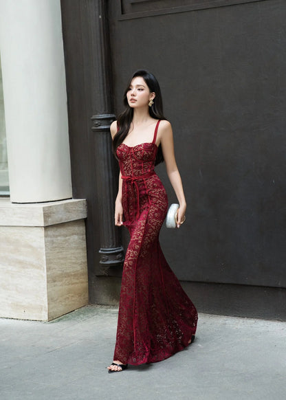 CHARMANINE Angel Lace Dress