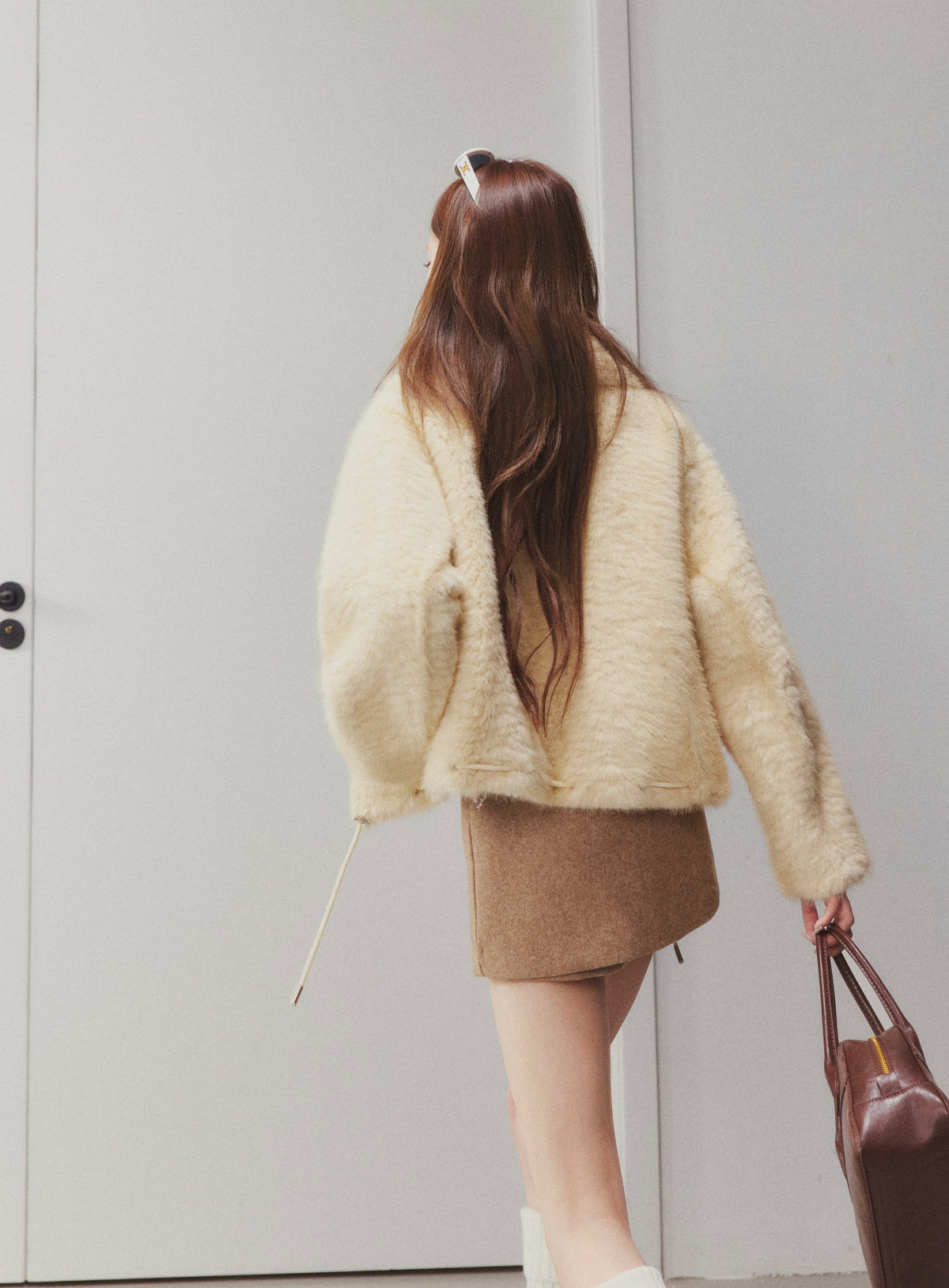 OTEBANBASS Ote260915 Eco-Fur Shearling Coat