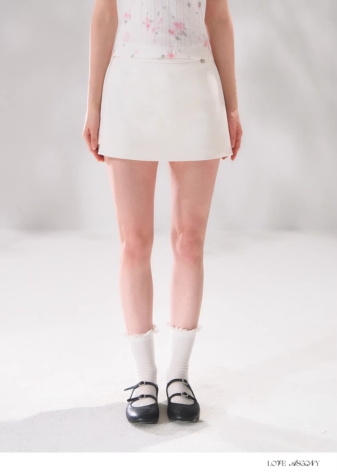 AsGony ASG26088 Tailored suit skirt