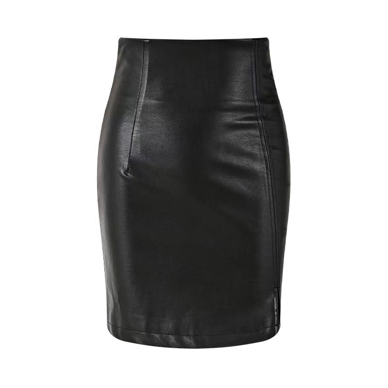 FIND YA WINGS Deep V slim fit suit jacket + skirt set