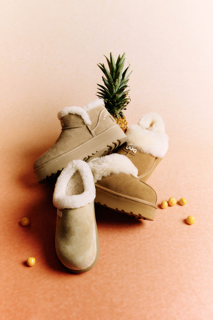 OZLANA UGG OZ0016 FURY ESTELA LOGO ULTRA MINI PLATFORM