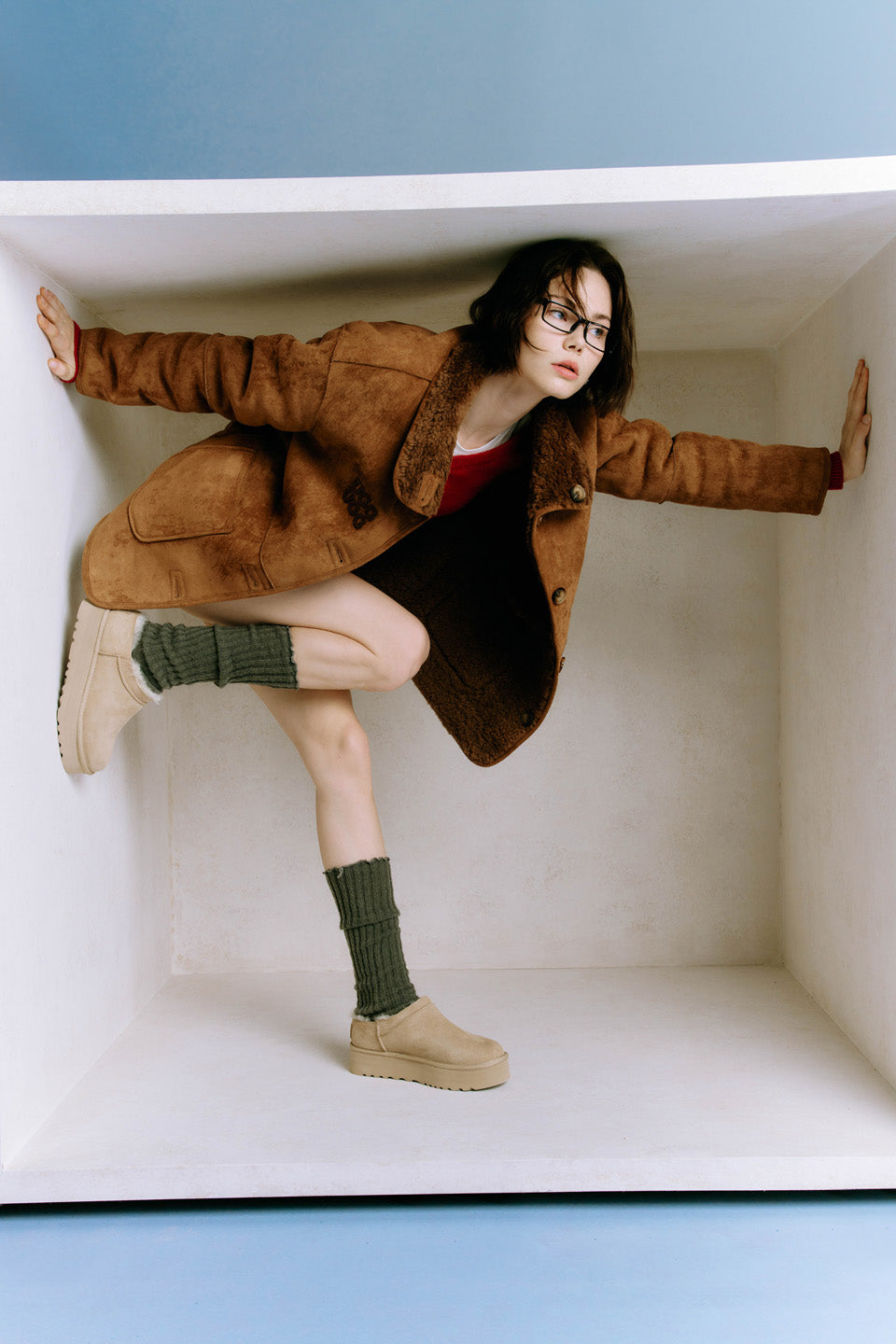 OZLANA OZ0005 UGG CLASSIC MICRO PLATFORM