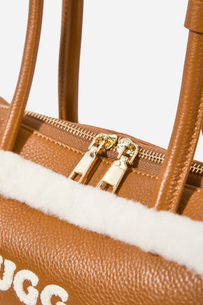 UGG OZ5002 LOGO LEATHER  TOTE BAG