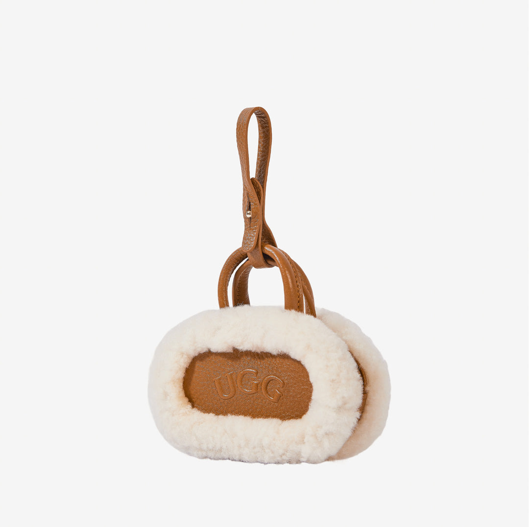 UGG OZ5010 LOGO LEATHER  POUCH