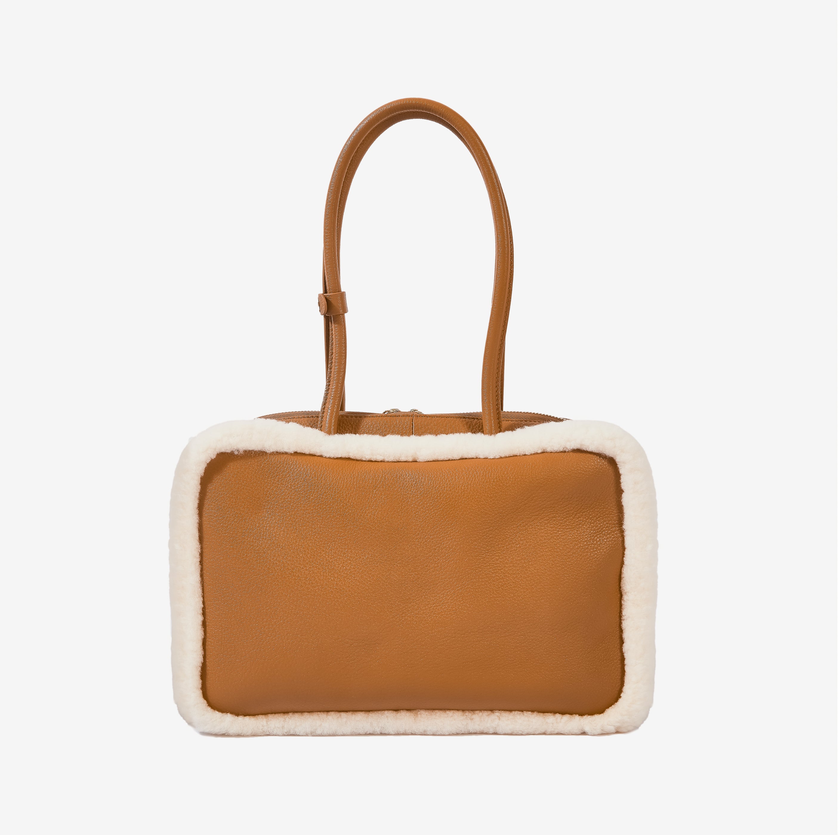 OZLANA UGG OZ5002 LOGO LEATHER  TOTE BAG