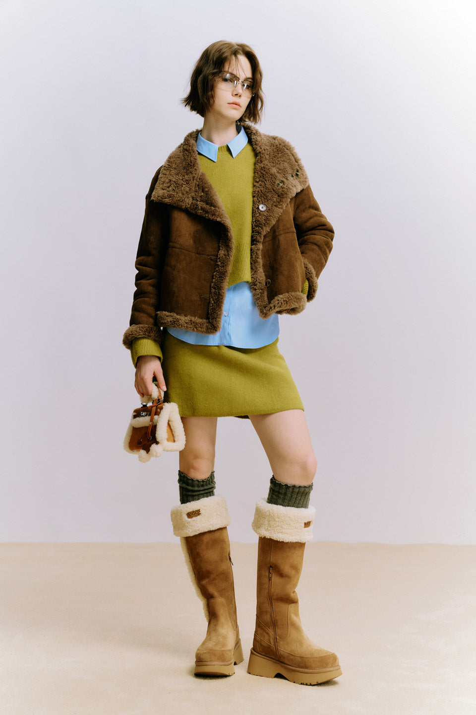 UGG OZ5005 MINI SHEARLING HANDBAG