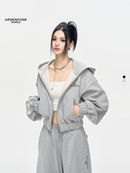 Arden Code Short Hoodie Set(SEPARATE)