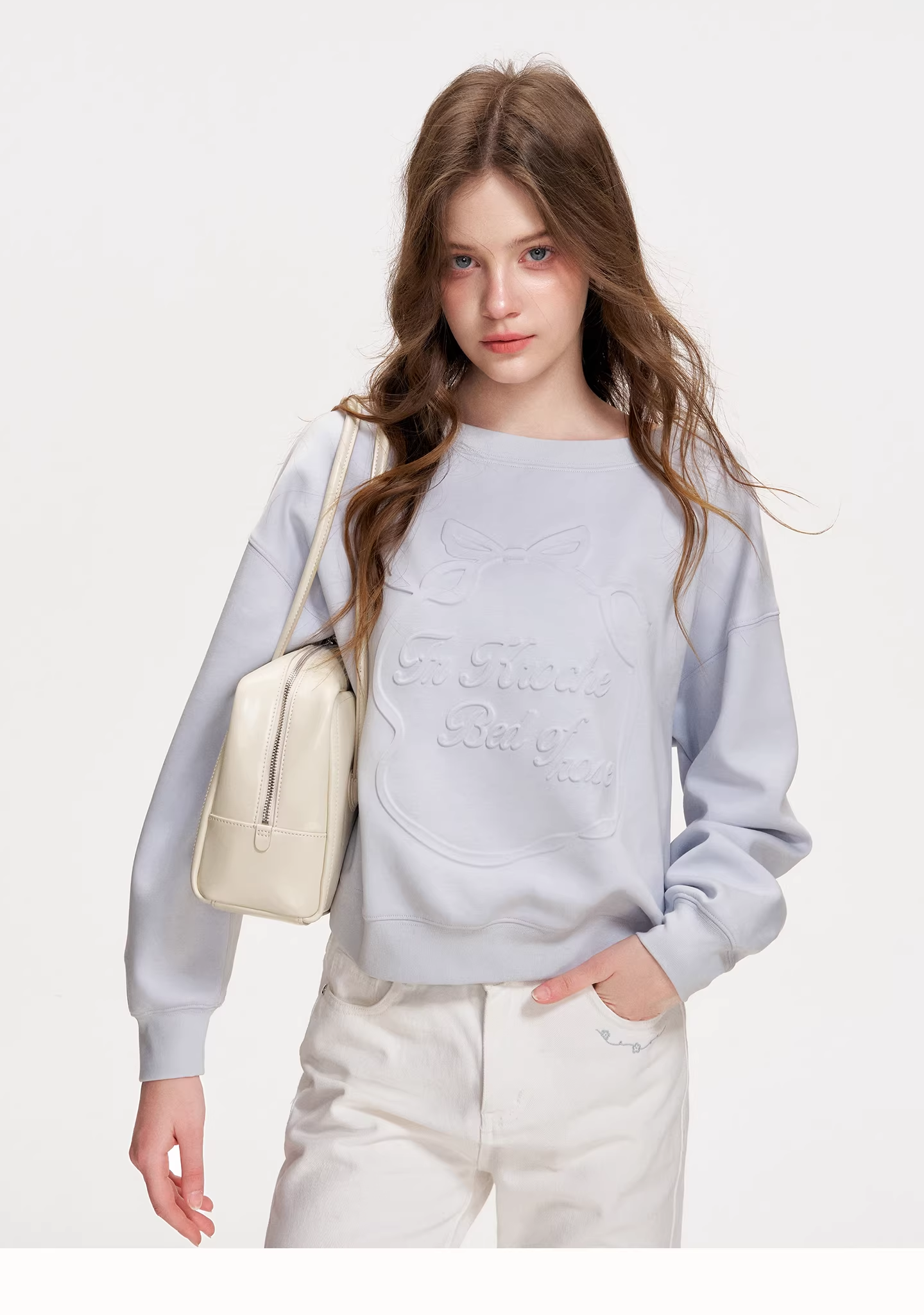 Kroche KVA8007 Embossed relief hoodie