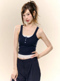 AsGony LACE VEST(2color)