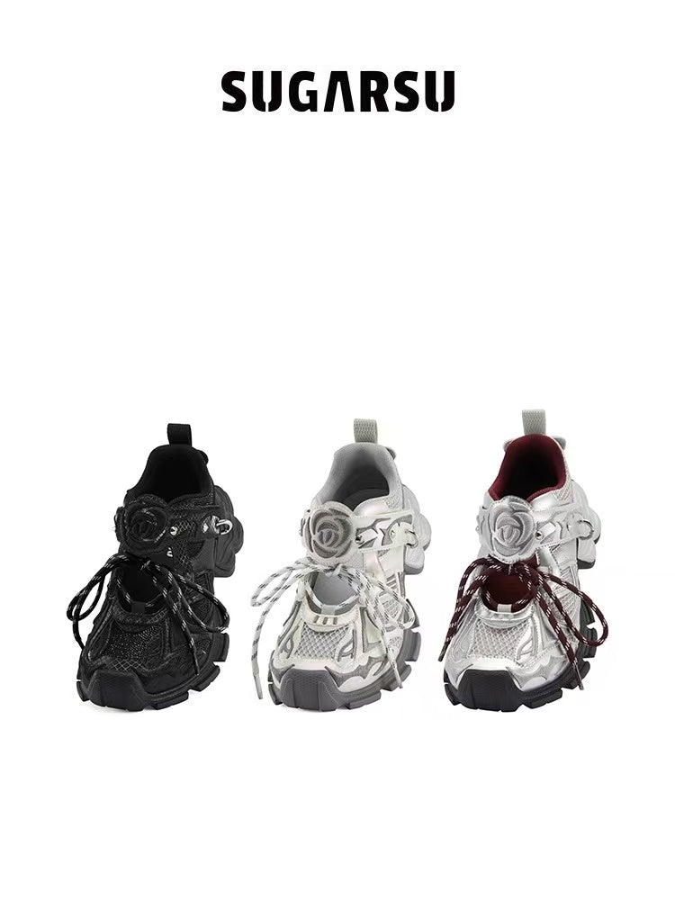 SugarSu Mary Jane chunky sneakers (4color)