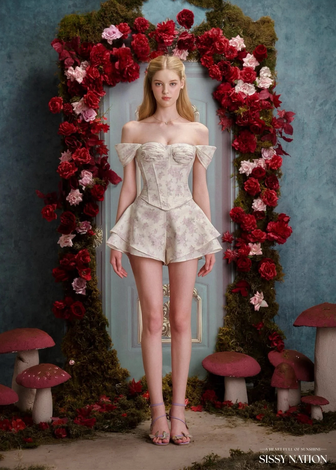 Sissy Katherine Corset Top &amp; Bae Short