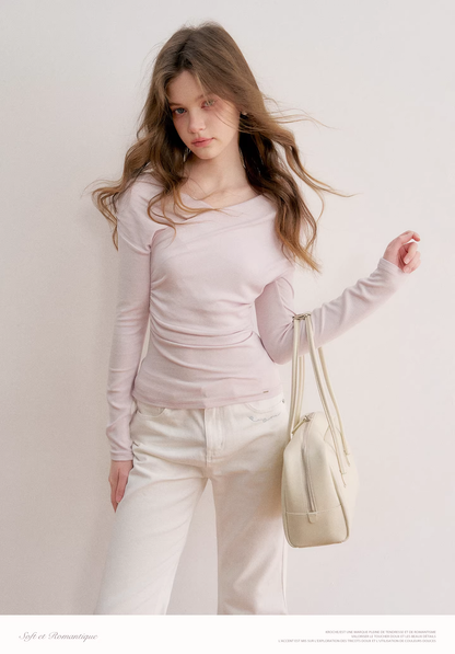 Kroche KE8047 Cross neck off shoulder top