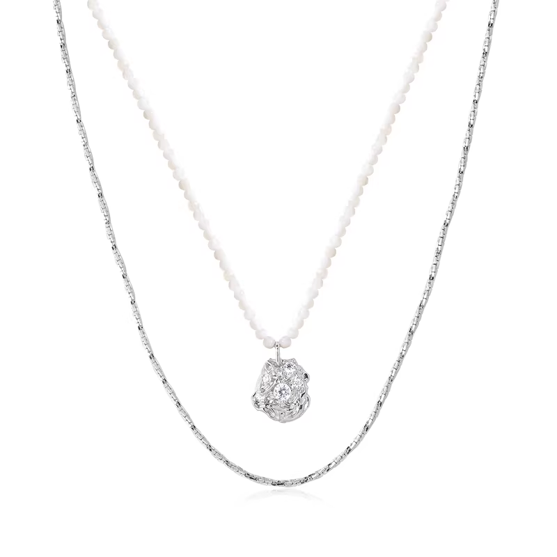 ARSIS Flower stamen pendant necklace
