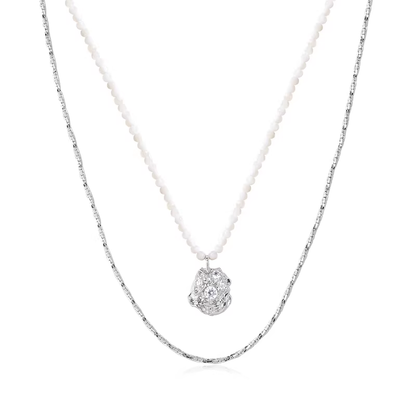 ARSIS Flower stamen pendant necklace