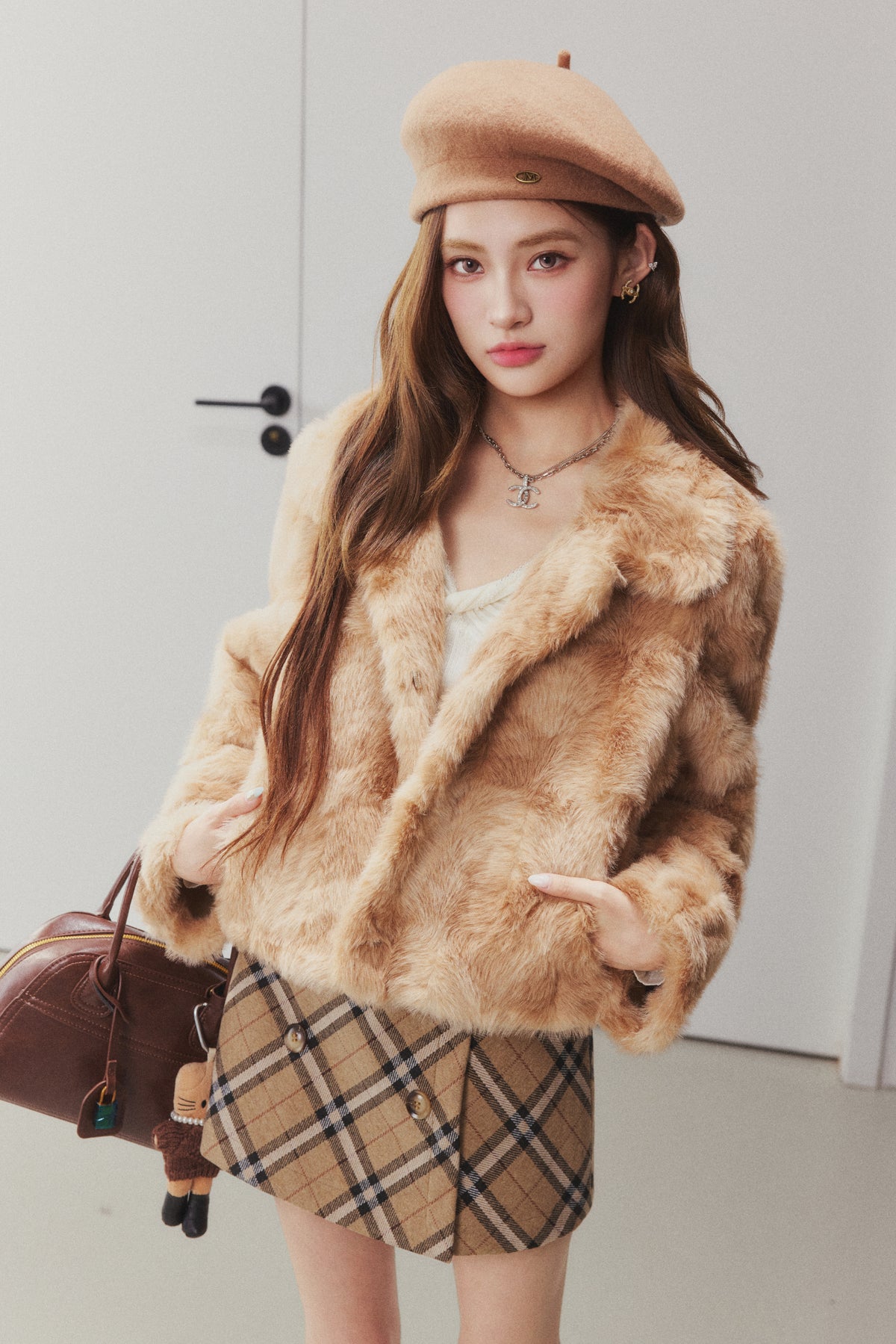 OTEBANBASS Ote260919 Aesthetic Eco-Fur Shearling Coat